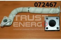 Труба выхлопная с сильфоном откр ЭЛАД14/19(от двигателя к глушителю)(Exhaust hose assy for KDE14-11200)