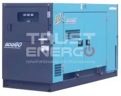 Дизельный генератор Airman SDG60S В кожухе Isuzu BB-4BG1T