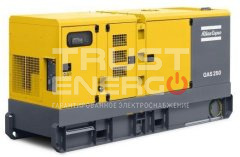 Дизельный генератор Atlas Copco QAS 250 с АВР В кожухе Volvo TAD754 GE trustenergo.ru