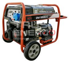 Бензиновый генератор Mitsui Power ZM 8500 E с АВР Открытая на раме  ZX 420 B trustenergo.ru
